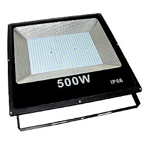 Kit 20 Refletor Holofote LED 500W SMD IP65/IP66 A prova D'Água Branco Frio 6000k