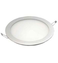 Luminária Plafon LED 6W 12x12 Redondo Embutir Branco Quente 3000k