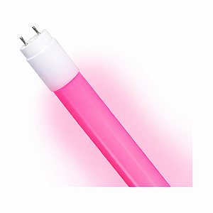 Lâmpada Tubular 18W 120cm LED Ho T8 Bivolt Rosa