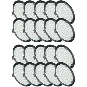 Kit 20 Luminária High Bay 150W LED UFO Industrial Branco Frio 6000k