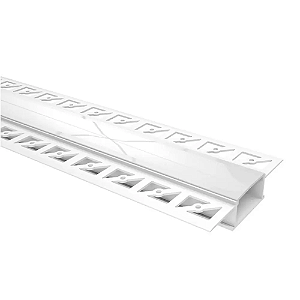 Perfil Branco Para Fita Led Embutir 1 Metro