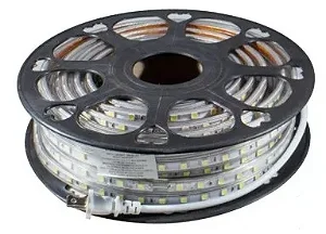 Fita LED 50 Metros Slim Com Autoadesivo 240 LEDs 127v Branco Quente 3000k