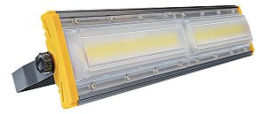 Refletor LED Modular Linear Duplo 200W IP68 COB Branco Frio 6500k
