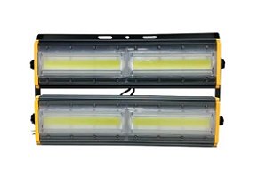 Refletor LED Modular Linear Duplo 400W IP68 COB Branco Frio 6500k