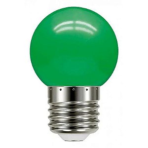 Lâmpada 1W LED Bolinha Verde
