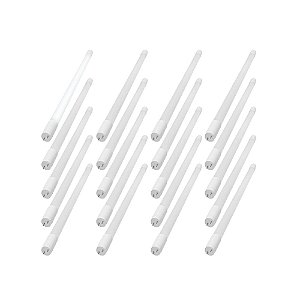 KIT 20 Lâmpada Tubular 18W 120cm LED Ho T8 Bivolt Branco Frio 6000k