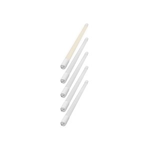 KIT 5 Lâmpada Tubular 18W 1,20cm LED Ho T8 Bivolt Branco Neutro 4000k