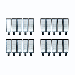 Kit 20 Luminária Publica LED 250W Para Poste SMD IP65/IP67 Branco Frio