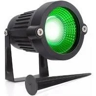 KIT 20 Luminária LED 5W Espeto De Jardim Cob Verde Prova D'água