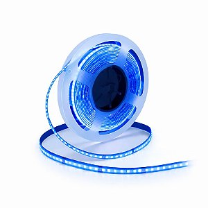 Fita LED 5 Metros 12v Cob 3528 IP20 320 Leds Azul