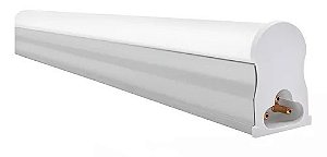 Lâmpada LED Tubular T8 20w 120m c/ Calha - Branco Quente