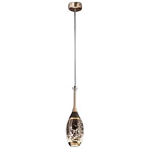 Pendente Lustre Tubo Longo Dourado 3 Cores
