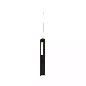 Luminária Pendente Preto Luxo Minimalista Branco Quente 3000K