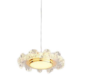 Luminária Pendente Lustre Cristal 3 Cores