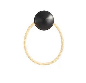 Luminária Arandela LED Corda Oval Brilhante - Branco Quente 3000k