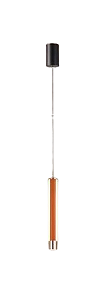 Luminária LED Pendente Laranja Branco Quente 3000K
