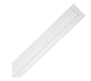 Luminária Plafon LED 18W 10x60 Retangular Embutir Branco Quente 3000k