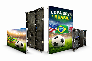 Painel de LED Gabinete P3.91 Outdoor Externo 50X100