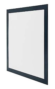 Luminária Plafon LED 36W 40x40 Quadrado Embutir Branco Frio 6000k - Borda Preta