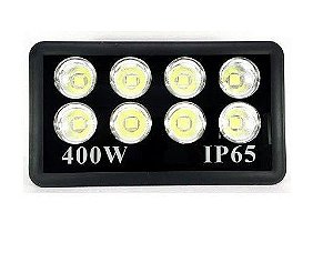 Refletor Holofote LED 400W Cob IP66 Branco Frio - Multifocal