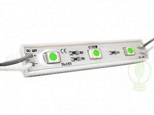 Módulo de LED 5050 SMD 3 LEDs Verde