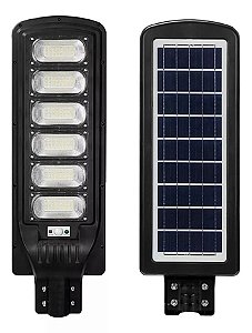 KIT10 Luminária Pública De Poste Solar 300W LED Com Sensor e Controle