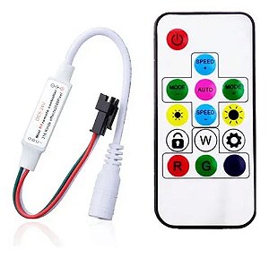 Controladora KZQ Para Fita LED 12v Digital Neon RGB 2811/ 2812