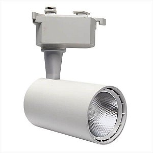 Spot 24W Super LED Branco para Trilho Eletrificado Branco Quente 3000k