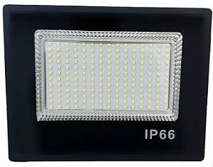 Mini Refletor Holofote LED SMD 200W Branco Frio IP65/IP66