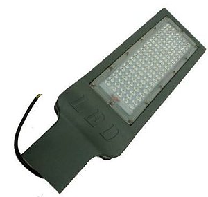 Luminária Pública LED 50W Para Poste de Rua SMD Branco Frio