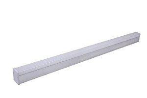 Luminária LED Perfil 48W 150cm Linear Retangular de Sobrepor Branco Frio