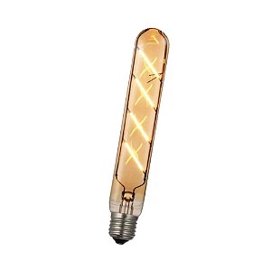 Lâmpada LED 4W Tubular T30 Vintage Carbon Filamento | Branco Quente 2200k