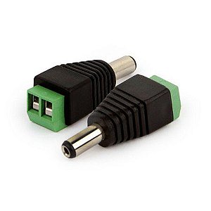 Plug Conector P4 Macho Para Fita LED Cftv Câmera Borne Kre - Extra ou Reposição