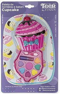 PALETA DE SOMBRAS GLOSS E BATOM TEEN CUPCAKE