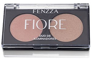 DUO DE ILUMINADORES FENZZA MAKE UP - COR: CHAMPAGNE/DOURADO