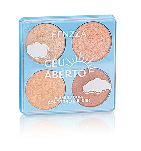 PALETA DE CONTORNO, BLUSH E ILUMINADOR CÉU ABERTO - COR2