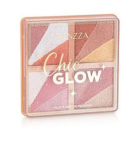 PALETA DE CONTORNO, BLUSH E ILUMINADOR CHIC GLOW