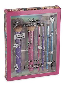 KIT DE 6 PINCÉIS PRINCESAS - FENZZA