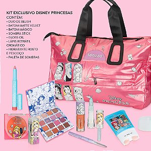KIT DE MAQUIAGEM PRINCESAS DISNEY - FENZZA (EDIÇÃO LIMITADA)