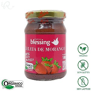 Geleia Orgânica de Morango 180g - Blessing