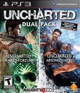 Uncharted 1 e 2 Dual Pack Ps3 Midia Digital