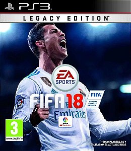 EA SPORTS FIFA 18 Legacy Edition Inglês Midia Digital Ps3
