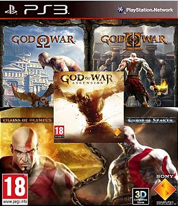 God of War Coleção 5 em 1 Midia Digital Ps3