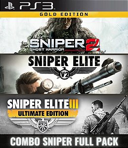 Combo Sniper Full Pack Midia Digital Ps3