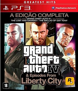 GTA 4 Grand Theft Auto IV Complete Edition Midia Digital Ps3