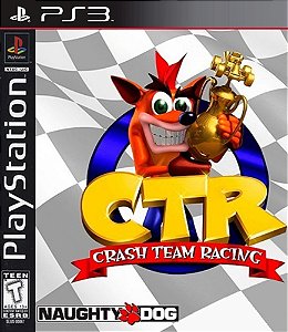 Crash Team Racing CTR (Clássico Ps1) Midia Digital Ps3