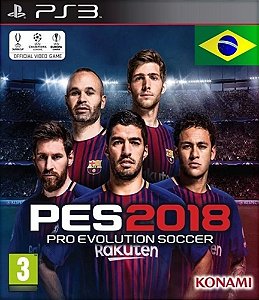 Pes 18 2018 Dublado Midia Digital Ps3