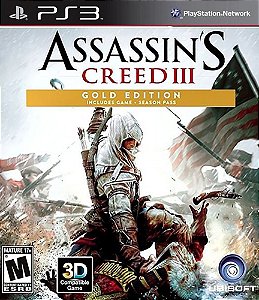 Jogos Xbox 360 transferência de Licença Mídia Digital - ASSASSINS CREED 3  DUBLADO + ASSASSINS CREED 4 DUBLADO