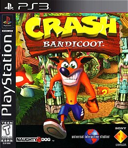 Crash Bandicoot 1 (Clássico Ps1) Midia Digital Ps3