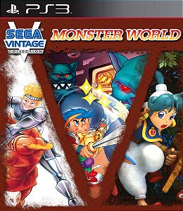 Coleção Sega Vintage Monster World Ps3 Midia Digital Ps3